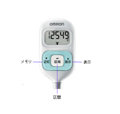【限定 60%OFF】【X055】オムロン 歩数計HJ-20...